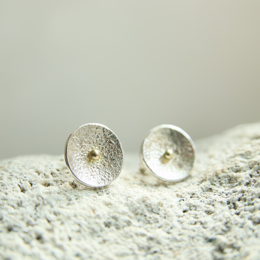 Lot De 5 Paires De Clous D'oreilles Vierges En Argent 925 - Tiges 3 Mm - Pour Création Bijoux DIY